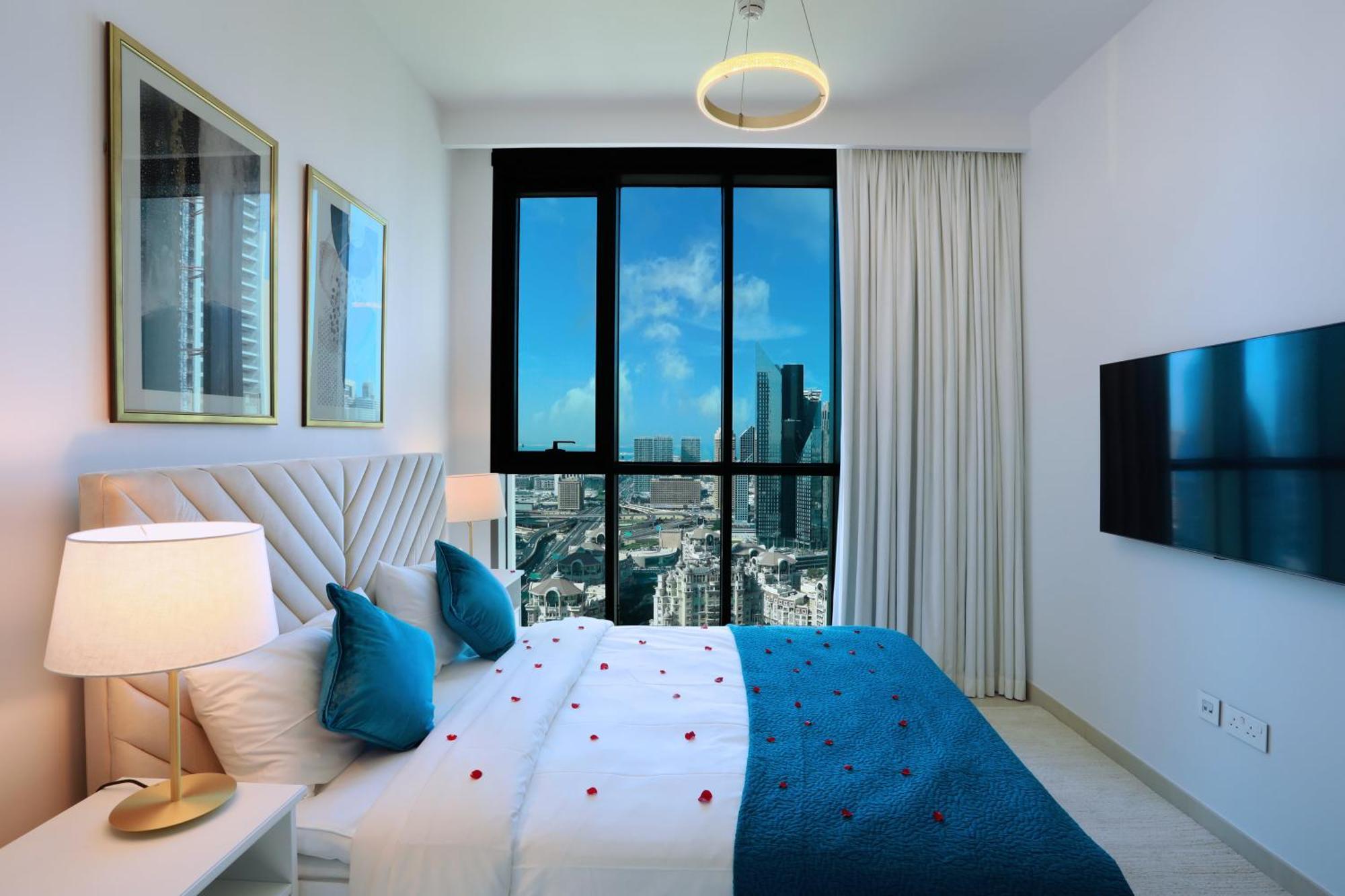 Elegant Apartment With Direct Access To Dubai Mall Exteriör bild