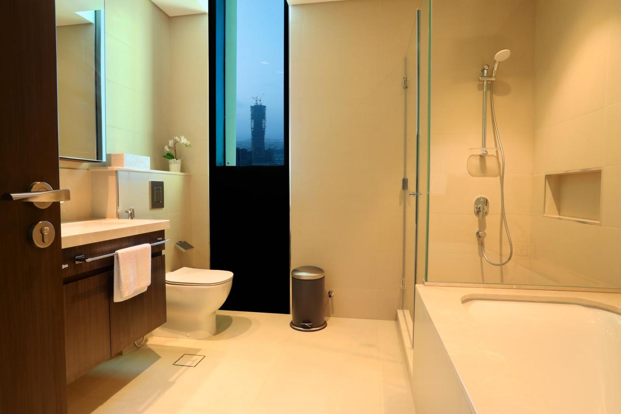 Elegant Apartment With Direct Access To Dubai Mall Exteriör bild