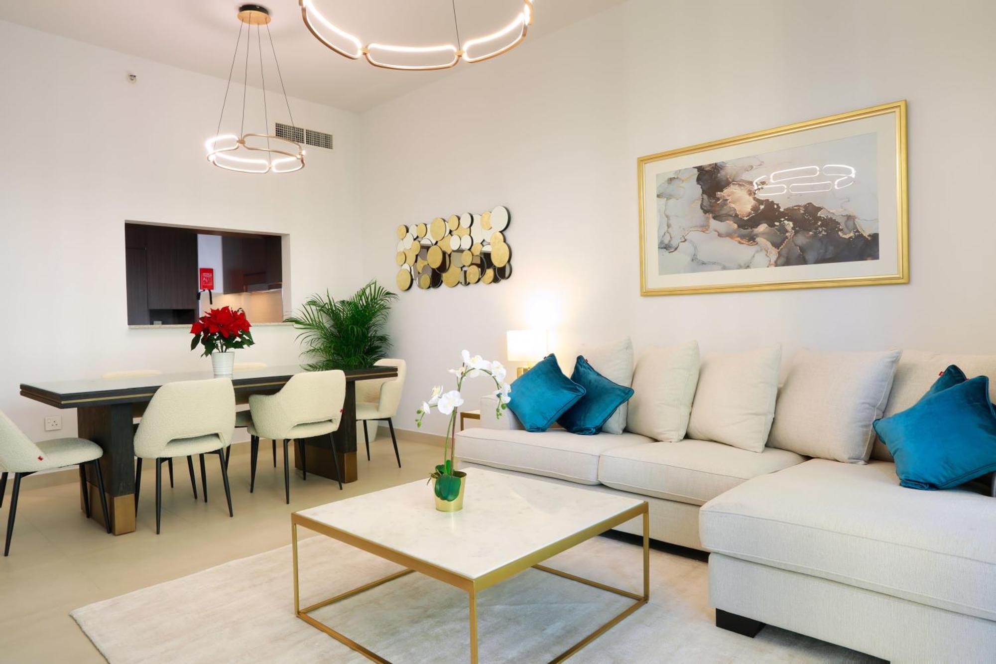 Elegant Apartment With Direct Access To Dubai Mall Exteriör bild